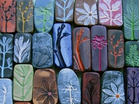 UnaOdd Nature Polymer Clay Pendants